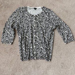 Talbots Charming Cardigan  3/4 length